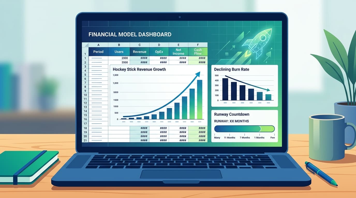 Startup Financial Model: How to Build Revenue Projections & Track Burn Rate